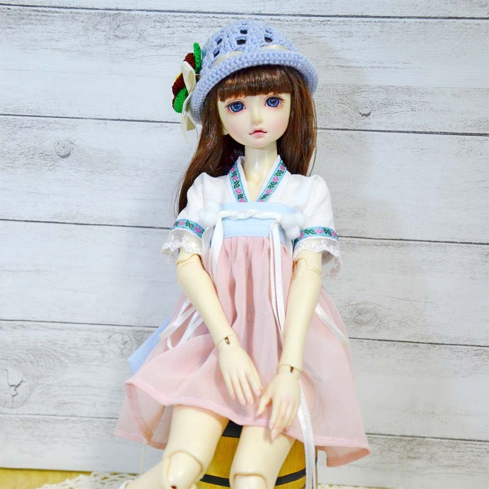 BJD DD 4分娃中國風_儒裙大全套套裝
